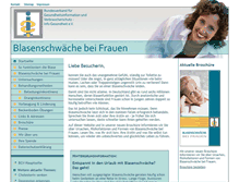 Tablet Screenshot of bgv-blasenschwaeche.de
